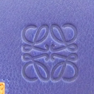 Pre-owned Loewe Blue Orange Leather Shoulder Bag ()