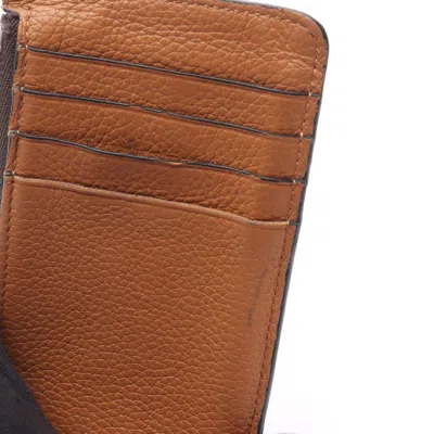 Pre-owned Loewe Brown Leather Coin Purse/coin Case ()