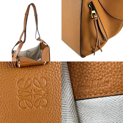 Pre-owned Loewe Camel Leather Shoulder Bag () In Brown