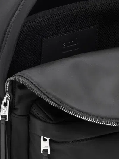 Ami Alexandre Mattiussi Ami Paris Nylon Backpack In Black