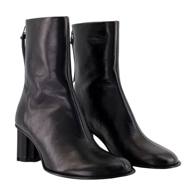 Ami Alexandre Mattiussi Ami Paris Sv512 Ankle Boots In Animal Print