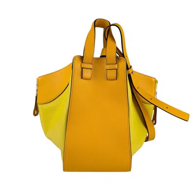 Pre-owned Loewe Orange Yellow Leather Shoulder Bag ()