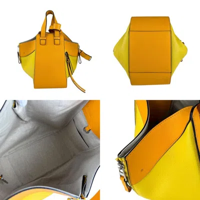 Pre-owned Loewe Orange Yellow Leather Shoulder Bag ()