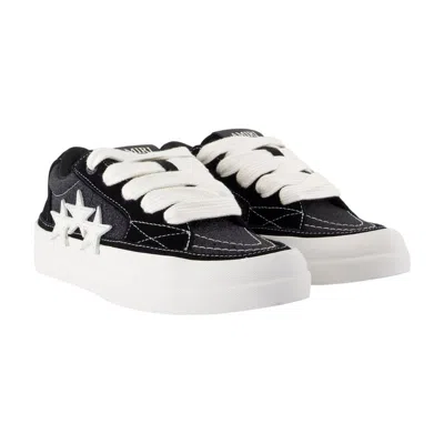 Amiri Low-top Suede And Sequined Canvas Sneakers In Animal Print