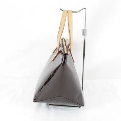 Pre-owned Louis Vuitton Amarante Wine Vernis Tote Bag ()