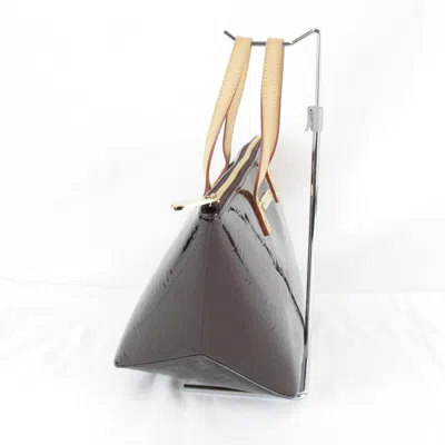 Pre-owned Louis Vuitton Amarante Wine Vernis Tote Bag ()
