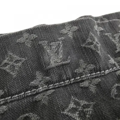 Pre-owned Louis Vuitton Black Monogram Denim Shoulder Bag ()