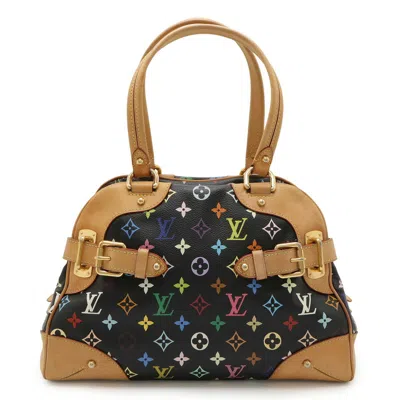 Pre-owned Louis Vuitton Black Multi-color Noir Monogram Multicolore Handbag Shoulder Bag ()