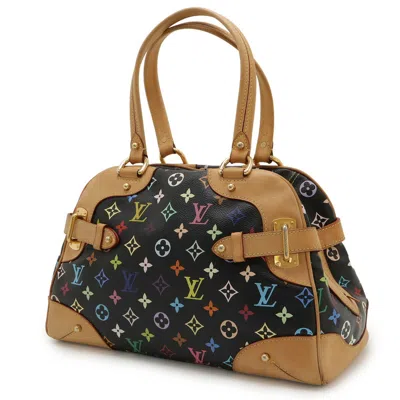 Pre-owned Louis Vuitton Black Multi-color Noir Monogram Multicolore Handbag Shoulder Bag ()