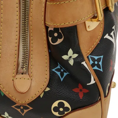Pre-owned Louis Vuitton Black Multi-color Noir Monogram Multicolore Handbag Shoulder Bag ()