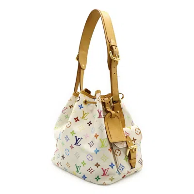 Pre-owned Louis Vuitton Blanc Multi-color White Monogram Multicolore Shoulder Bag ()