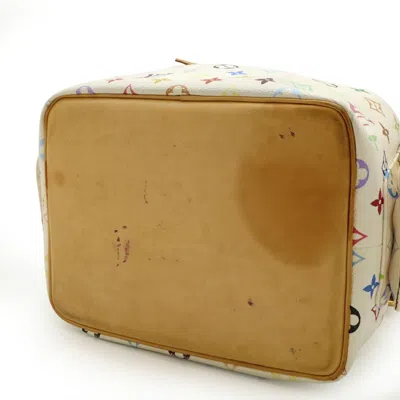 Pre-owned Louis Vuitton Blanc Multi-color White Monogram Multicolore Shoulder Bag ()