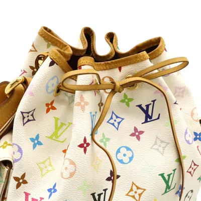 Pre-owned Louis Vuitton Blanc Multi-color White Monogram Multicolore Shoulder Bag ()