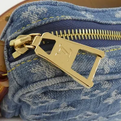 Pre-owned Louis Vuitton Blue Monogram Denim Shoulder Bag ()