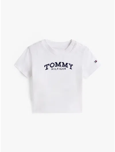 Tommy Hilfiger Boys' Babies' Monotype Logo T In White