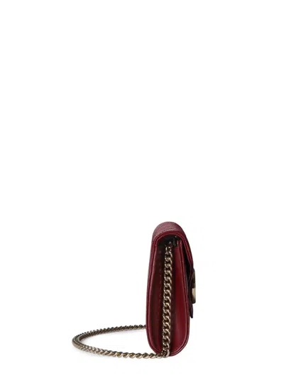Gucci "gg Marmont" Wallet In Burgundy