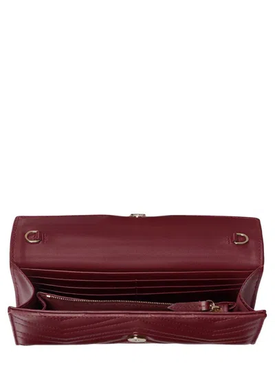 Gucci "gg Marmont" Wallet In Burgundy