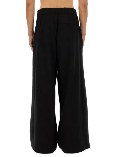 Dries Van Noten Wide-leg Trousers Back Pocket In Neutral