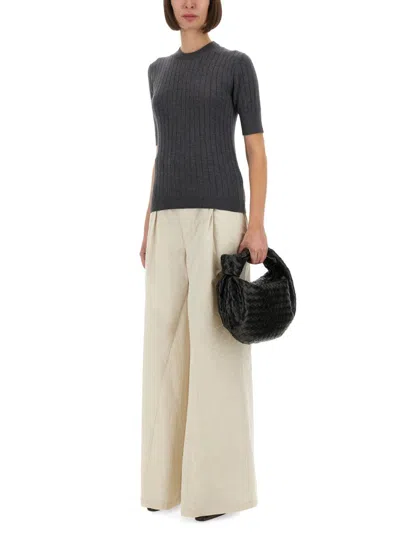 Bottega Veneta Wool Jersey In Gray