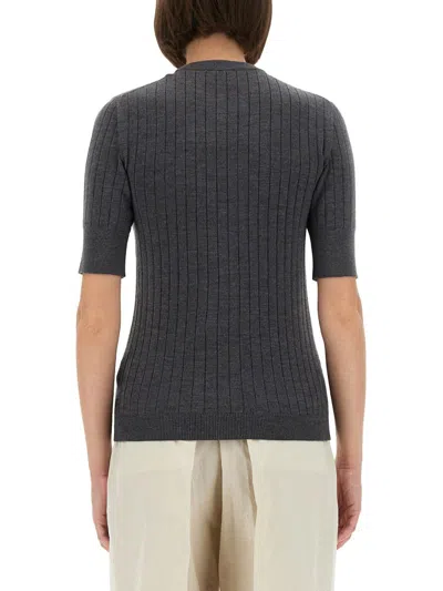 Bottega Veneta Wool Jersey In Gray