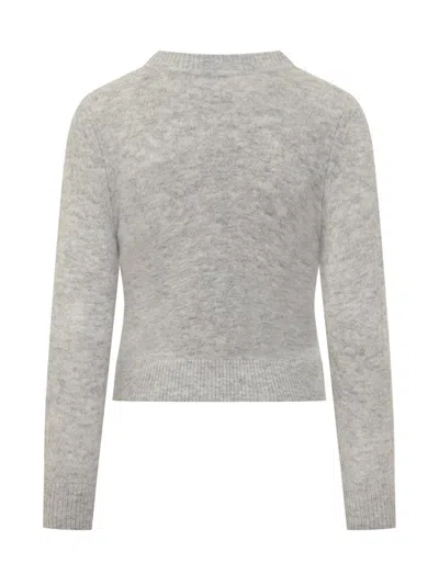 Isabel Marant Crew Neck Sweater In Gray