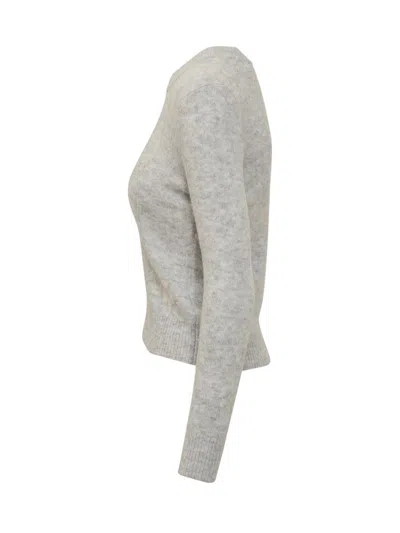 Isabel Marant Crew Neck Sweater In Gray