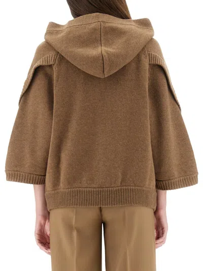 Max Mara Cardigan "vals" In Brown