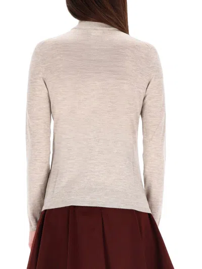 Max Mara Dpp - "meana" Turtleneck Sweater In Gray