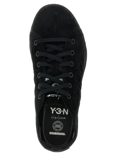 Y-3 X Nbhd Capsule Nizzastar Lo Sneakers In Black