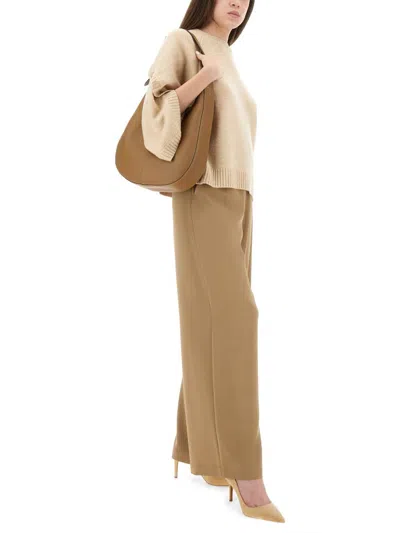 Max Mara Wide Pant "bonn" In Brown