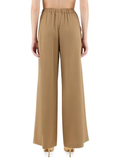 Max Mara Wide Pant "bonn" In Brown