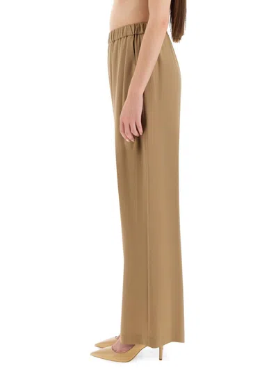 Max Mara Wide Pant "bonn" In Brown
