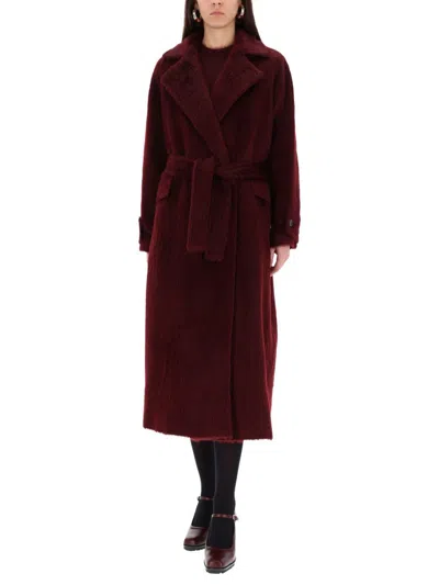 Max Mara Coat "albata" In Red