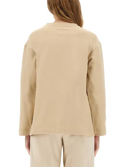 Max Mara "berma" Sweatshirt In Neutral