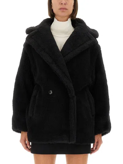 Max Mara Teddy Bear Coat "olga" In Black