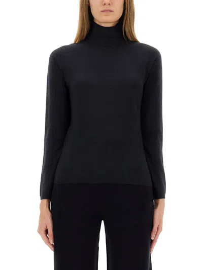 Max Mara Turtleneck Sweater "meana" In Black