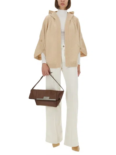Max Mara Cardigan "vals" In Neutral