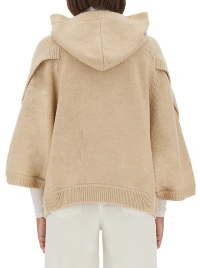 Max Mara Cardigan "vals" In Neutral