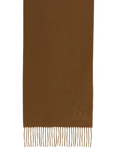 Max Mara "wsdalia" Scarf In Brown