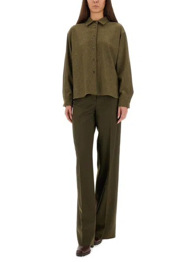 Max Mara Benaresi123" Wool Jacket In Green