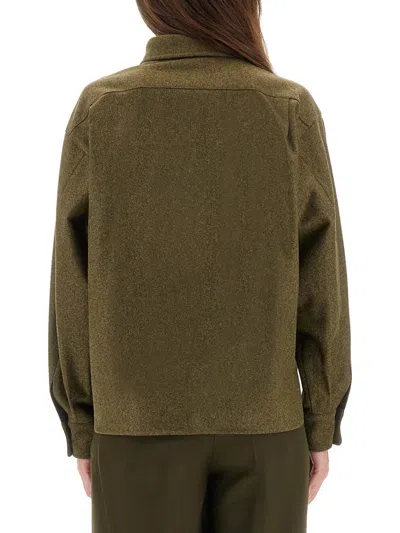 Max Mara Benaresi123" Wool Jacket In Green