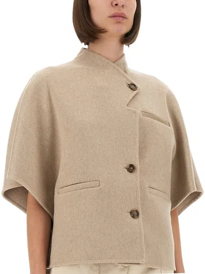 Max Mara Coat "andalo" In Neutral