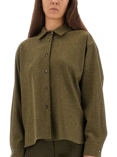 Max Mara Benaresi123" Wool Jacket In Green