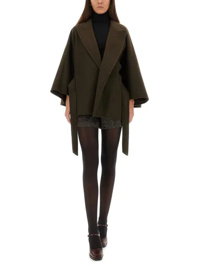 Max Mara Coat "verna" In Green