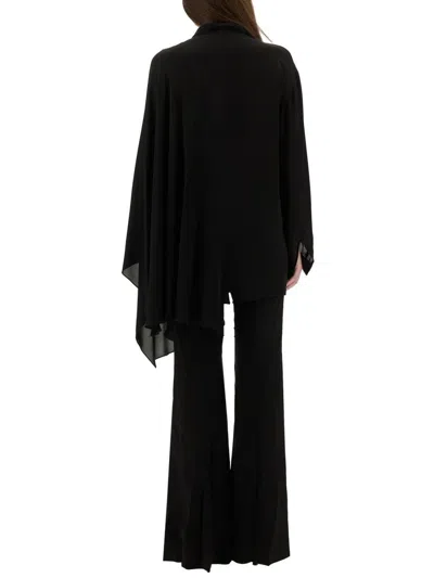 Balenciaga Blouse With Scarf In Black