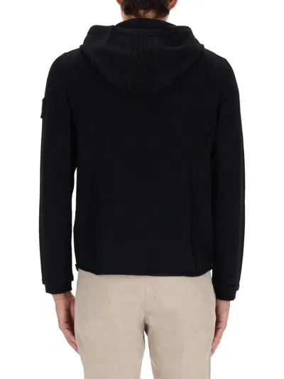 Premiata Hooded Shirt In Black