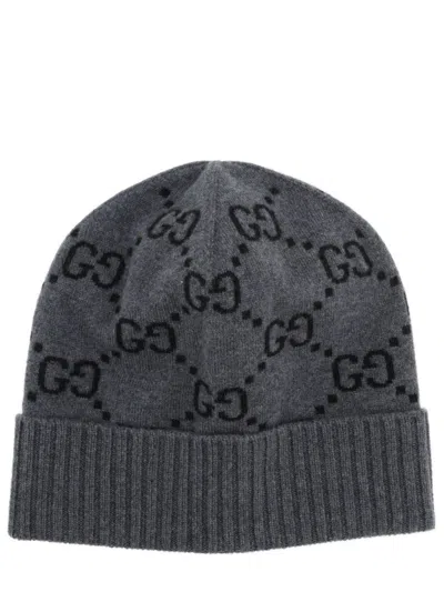 Gucci Women Cashmere Hat In Black