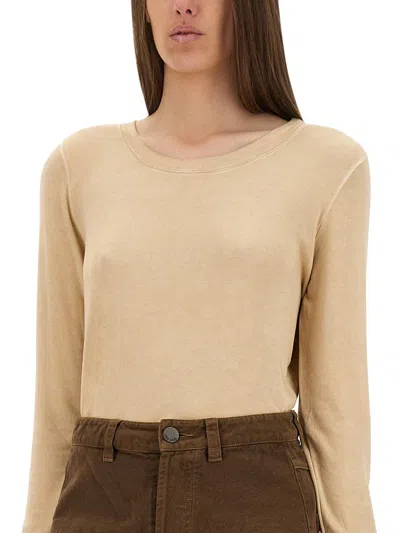 Uma Wang T-shirt "tata" In Neutral