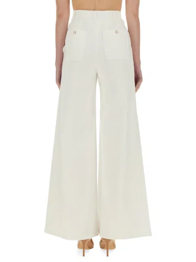Max Mara Wide Pant "mindfulness" In White