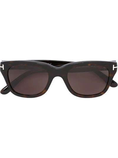 Shop Tom Ford Eyewear 'cary' Sunglasses - Brown